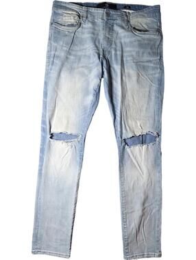 Jordan Craig Sean Jeans – 36x32 | Light Wash | Distressed Knees